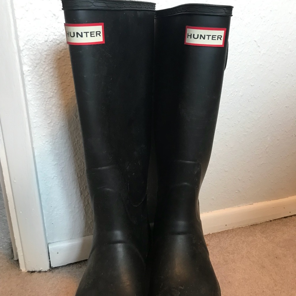 Black Women’s hunter boots